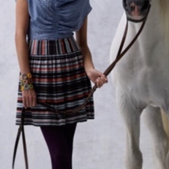 Sparrow (Anthropologie) Lima lines wool sweater skirt - Picture 2 of 6